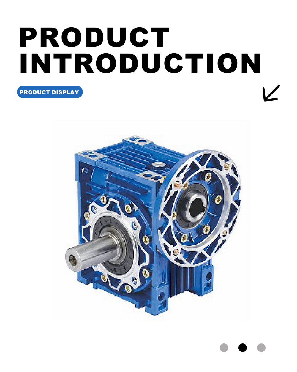NMRV AS Solid Shaft Worm Reducer X
