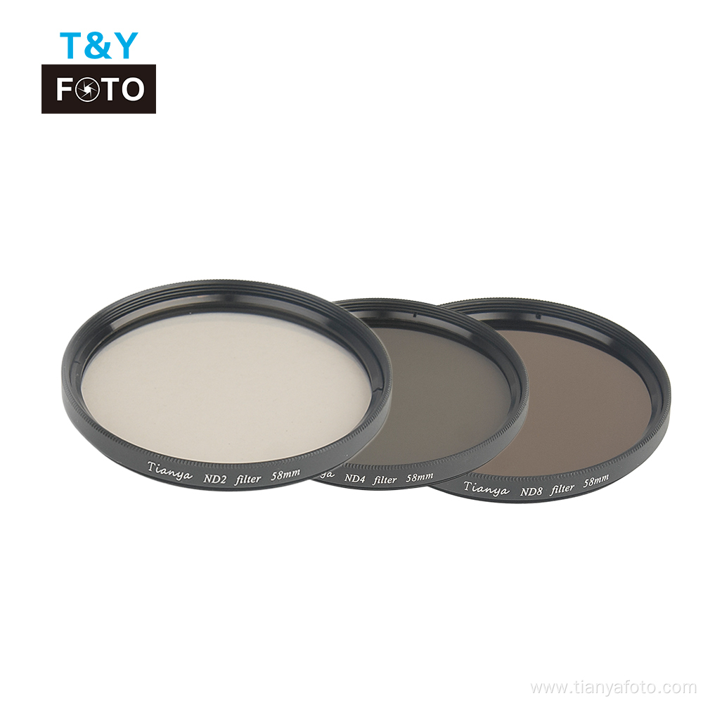 ND2 ND4 ND8 glass filter for camera