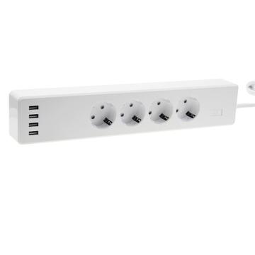 Multi-function EU Power Socket With USB Port