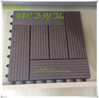 composite supplier new fashion WPC garden decking tile