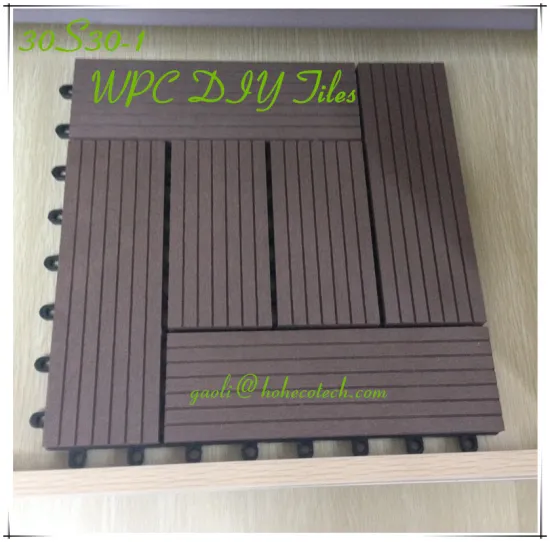 composite supplier new fashion WPC garden decking tile