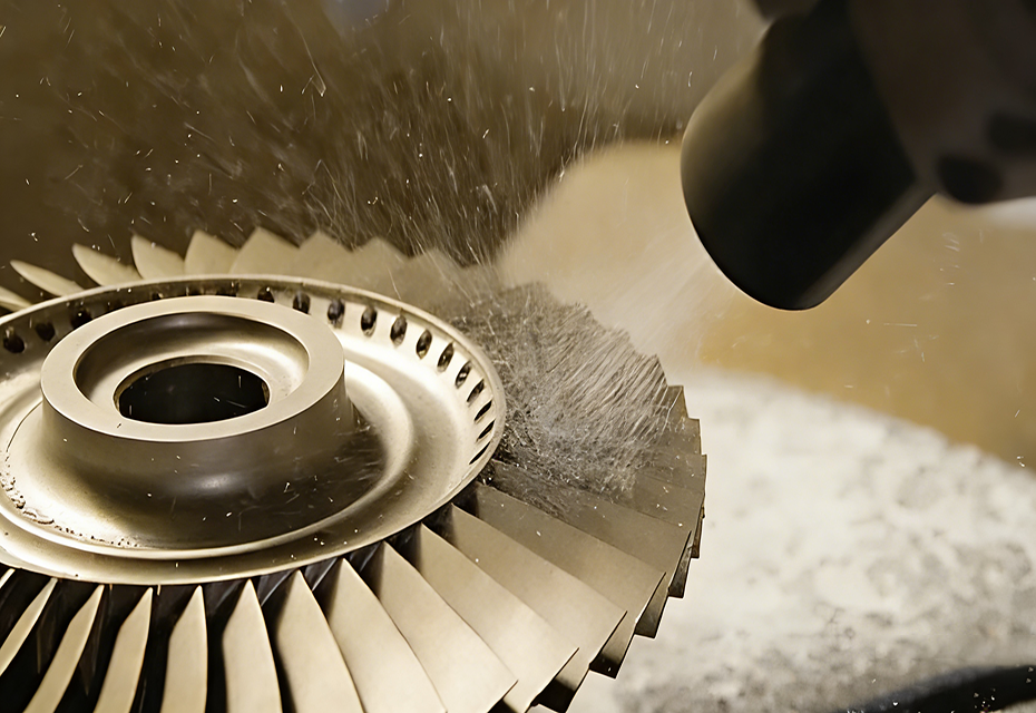 Sandblasting surface treatment