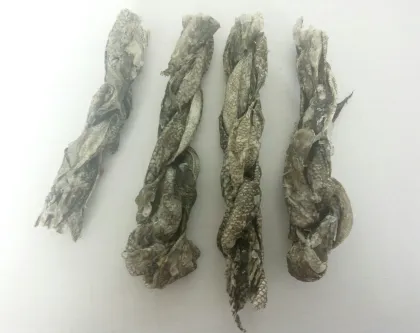 Codfish skin small crunchies 100%natural for dogs