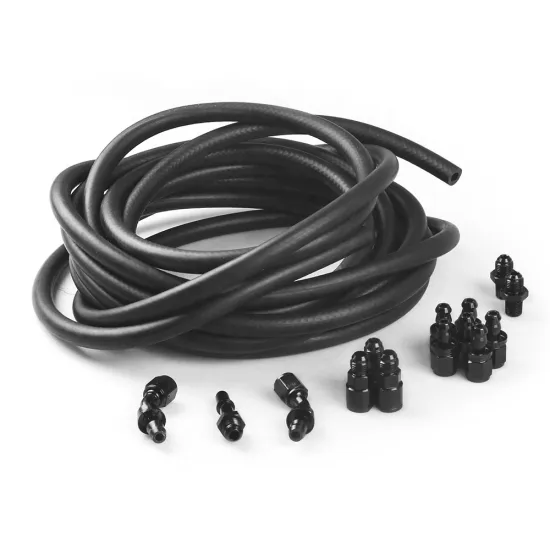 High Pressure 6AN 25 Foot Fuel Injection Hose and Fitting Kit for Chevrolet C5 Corvette, LS Swap, and EFI Conversion