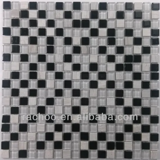 Rachoo glass mosaic mix stone crystal mosaic