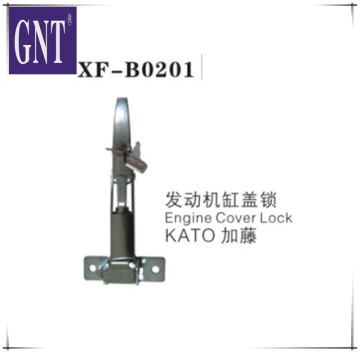 excavator HD512 engine cover lock
