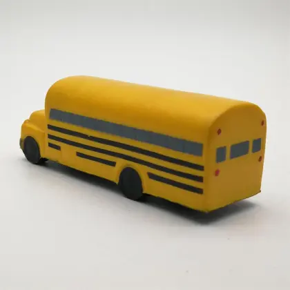 Foam Squeeze Toy School Bus