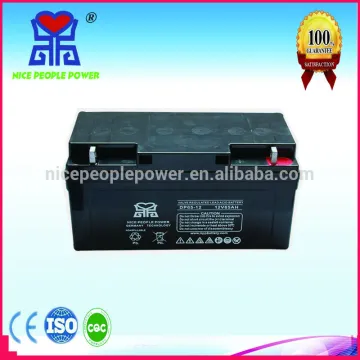 Valve Regulated Maintenance free Lead acid battery 12V65AH for solar system