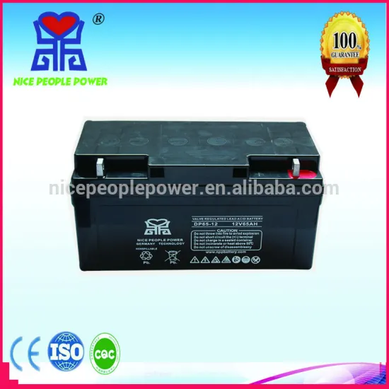 Valve Regulated Maintenance free Lead acid battery 12V65AH for solar system