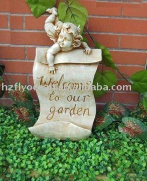 Polyresin Angel(cherub) Garden Statue(FO-6309)