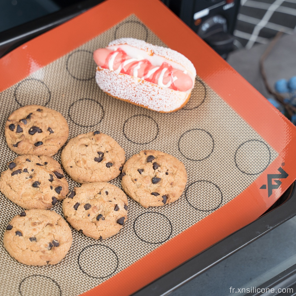 Tapis de cuisson en silicone macarons antiadhésifs