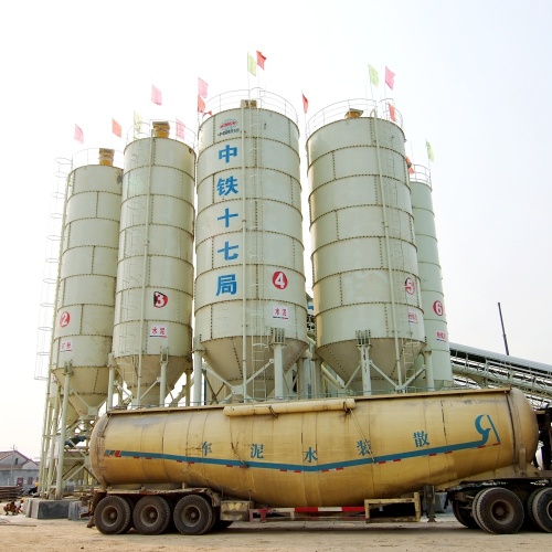 High Quality Batching Plant With Cement Silo Price