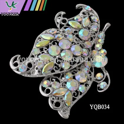 Butterfly Brooches Jewelry Type and Alloy Jewelry Main Material Brooch