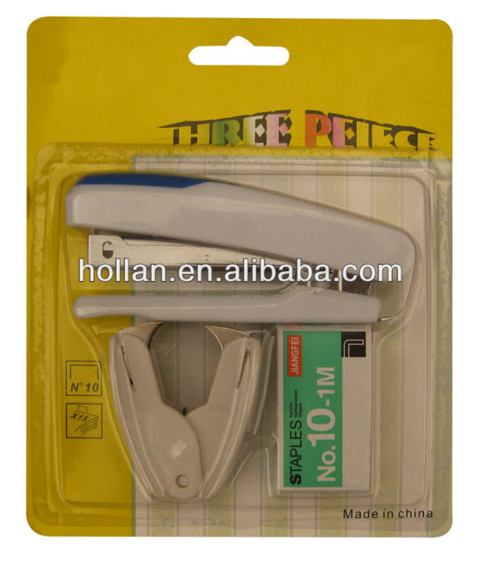 High Quality NO.10 Stapler Set with Remover and Staples