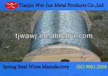 Galvanized steel wire strand electro and hot dipped galvanized