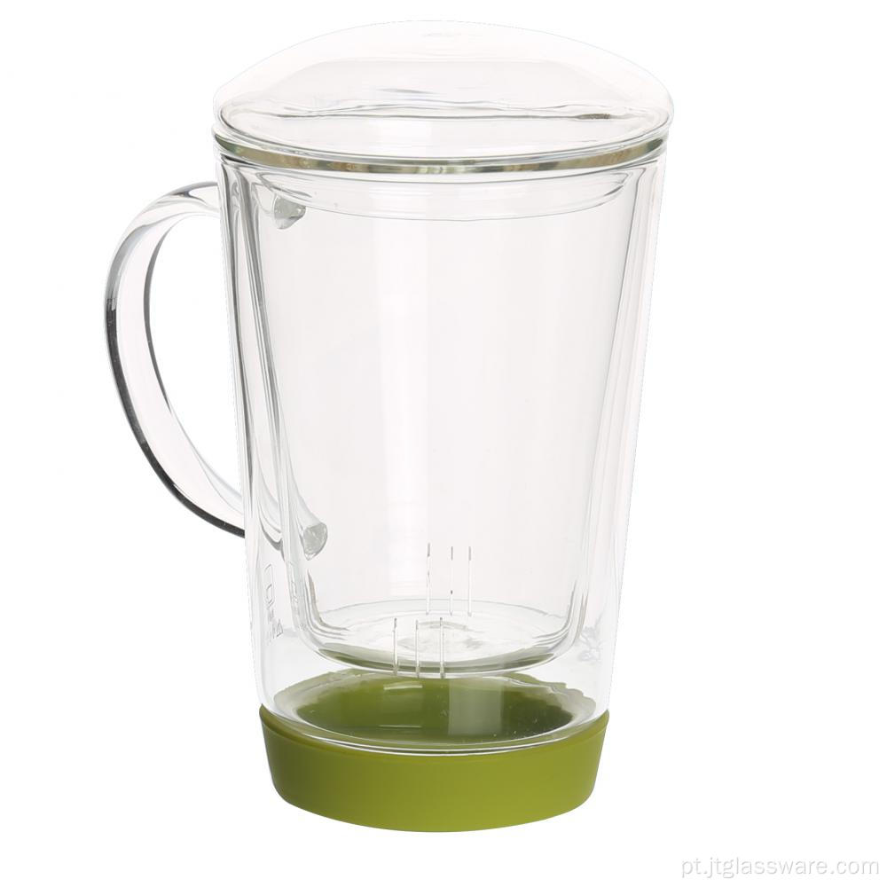 Loose Leaf Flower Tea Maker Glass Brewing Tea Cup