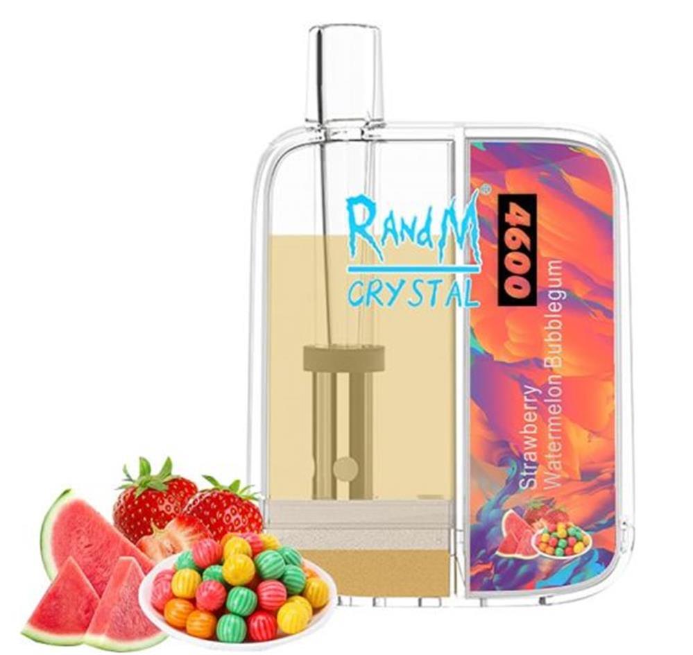 Originaalne Randm Crystal 4600 ühekordselt kasutatav vape -seade