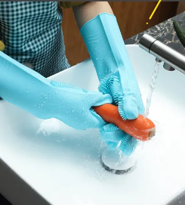 Silicone Gloves Washing Gloves Kitchen Cleaning Glove