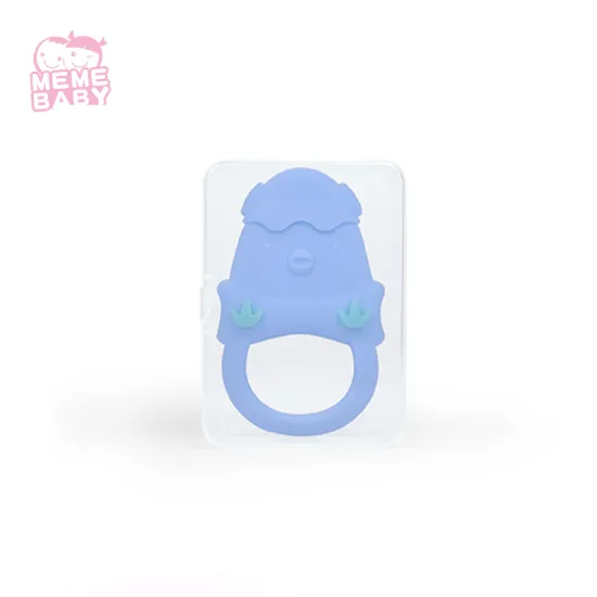 2020 Amazon new product food grade baby silicone teether LFGB multi-colors teeth grow toy