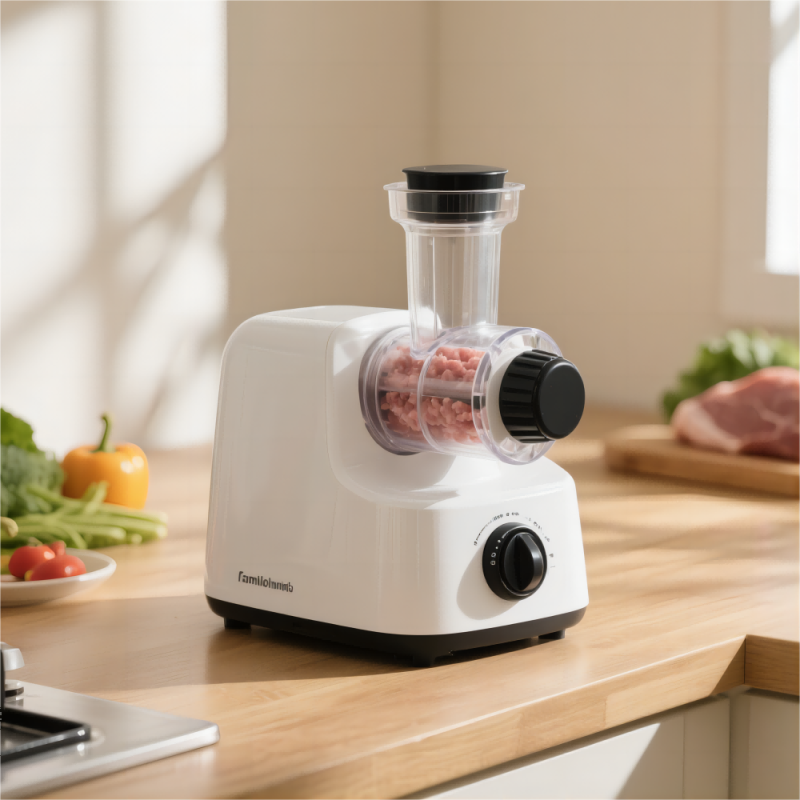 Small electric meat grinder