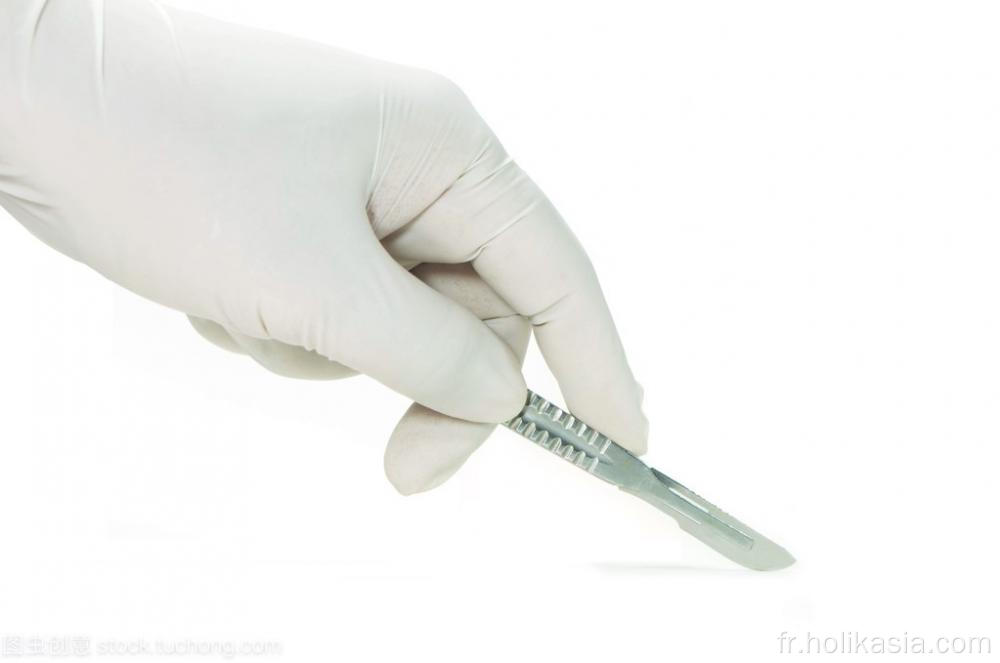 Gants médicaux de stérilisation en latex de 8mil