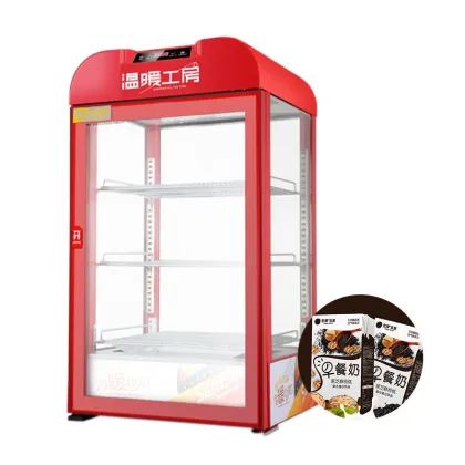 Intelligent Touch Screen Commercial Beverage Thermal Insulation Display Cabinet with Digital Display