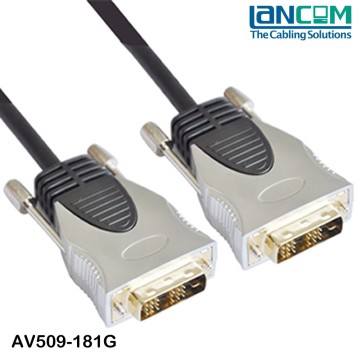 Lancom CE,RoHS,UL,cUL,VDE Certificate best selling dual link DVI cable