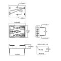 3 Teile AAA -Batteriehalter/Koffer/Box mit Stiften