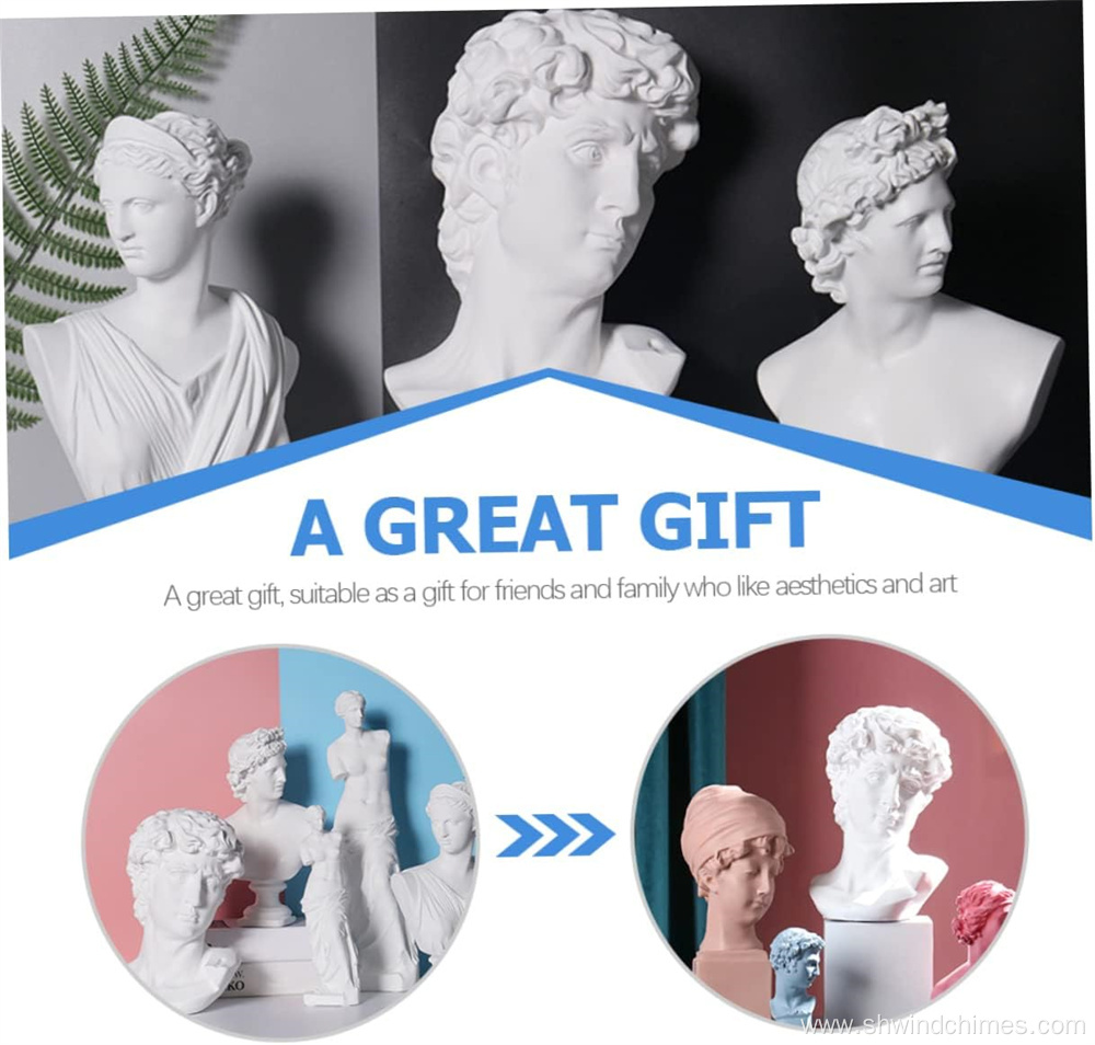 Plaster Statue of the Human Body for Home Decoration