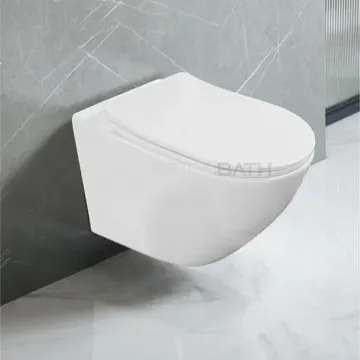 Ortonbath Rimless Toilet with Soft Close Seat Cover