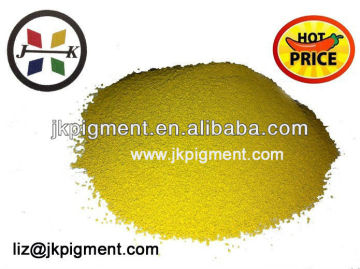 Inorganic colour Pigment granulate yellow iron oxide New arrival