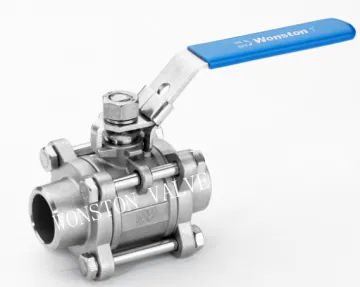 3PC Stainless Steel Full Bore Ball Valve with Butt Weld