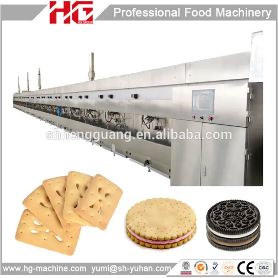 Whole set high quality sandwich biscuit production line