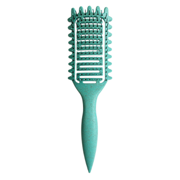 Wholesale Vented Detangling Hair Brush with Curved Grooves and Ridges for Salon Curl Styling