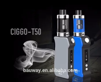 2017 trending items smok stick kit box mod 50w 18650 CigGo T50 vapour cigarette
