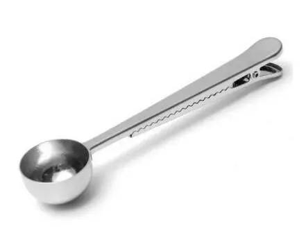 Stainless steel Coffee Measuring Spoons with clip