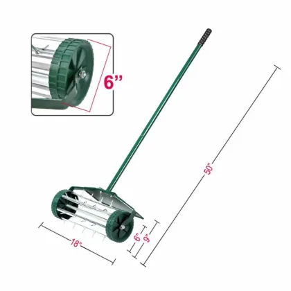 Hand Lawn Aerator with Fender - Grass Lawn Aerator