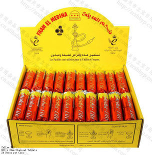Высокое качество Quick Light 33мм круглый Fham EL Medina уголь для кальяна Shisha