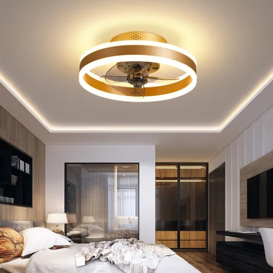 Modern Ceiling Fans with Integrated LED Lights and Chandelier Style for Bedroom Decor