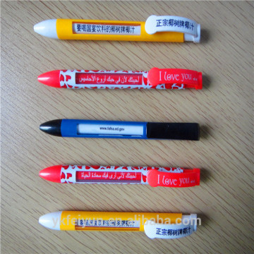 colourfur advetising window pen