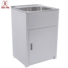 Stainless Steel Modern White Bathroom Laundry Cabinets
