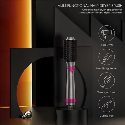 Hair dryer brush straightener dyson detangling comb
