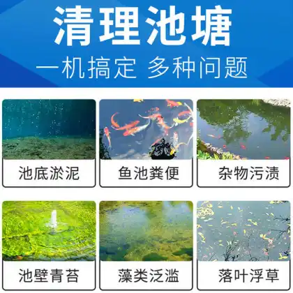 HAILEA PC-8000: Efficient Fish Pond Sewage Collector and Pool Sludge Pump for Fecal Matter and Sludge Removal