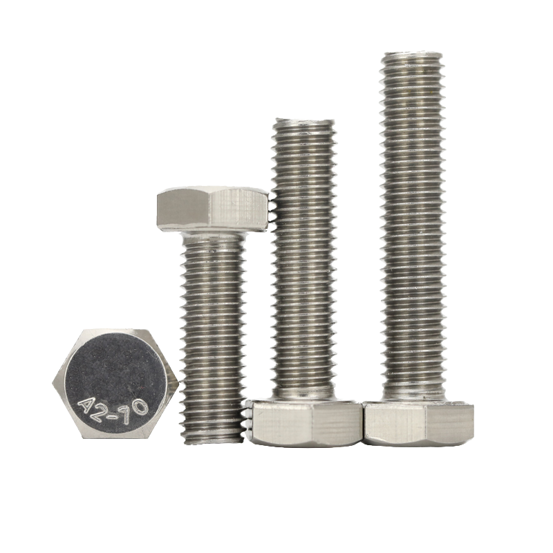 China Fastener Stainless Steel Hex Bolt DIN 933 M32 A2 70 Fast Industry Plain Finish