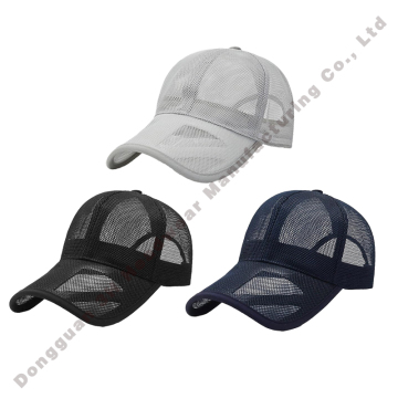 Summer Quick Dry Unisex Custom Logo Full Mesh Baseball Caps
