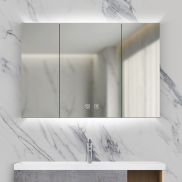 Stainless Steel Wall-Mounted Smart LED Medicine Cabinet