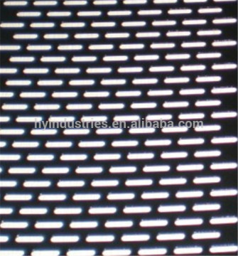 Round hole perforated sunscreen panels