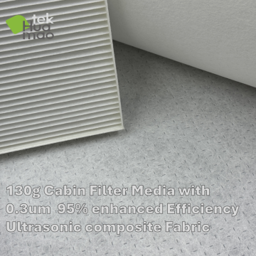 Tissu de matériau de filtre d'habitacle de qualité supérieure, efficace à 95 %