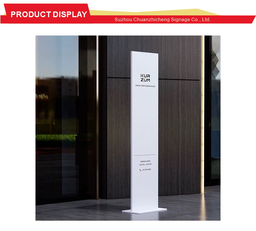 Hotel Lobby Floor Standing Direction Plates