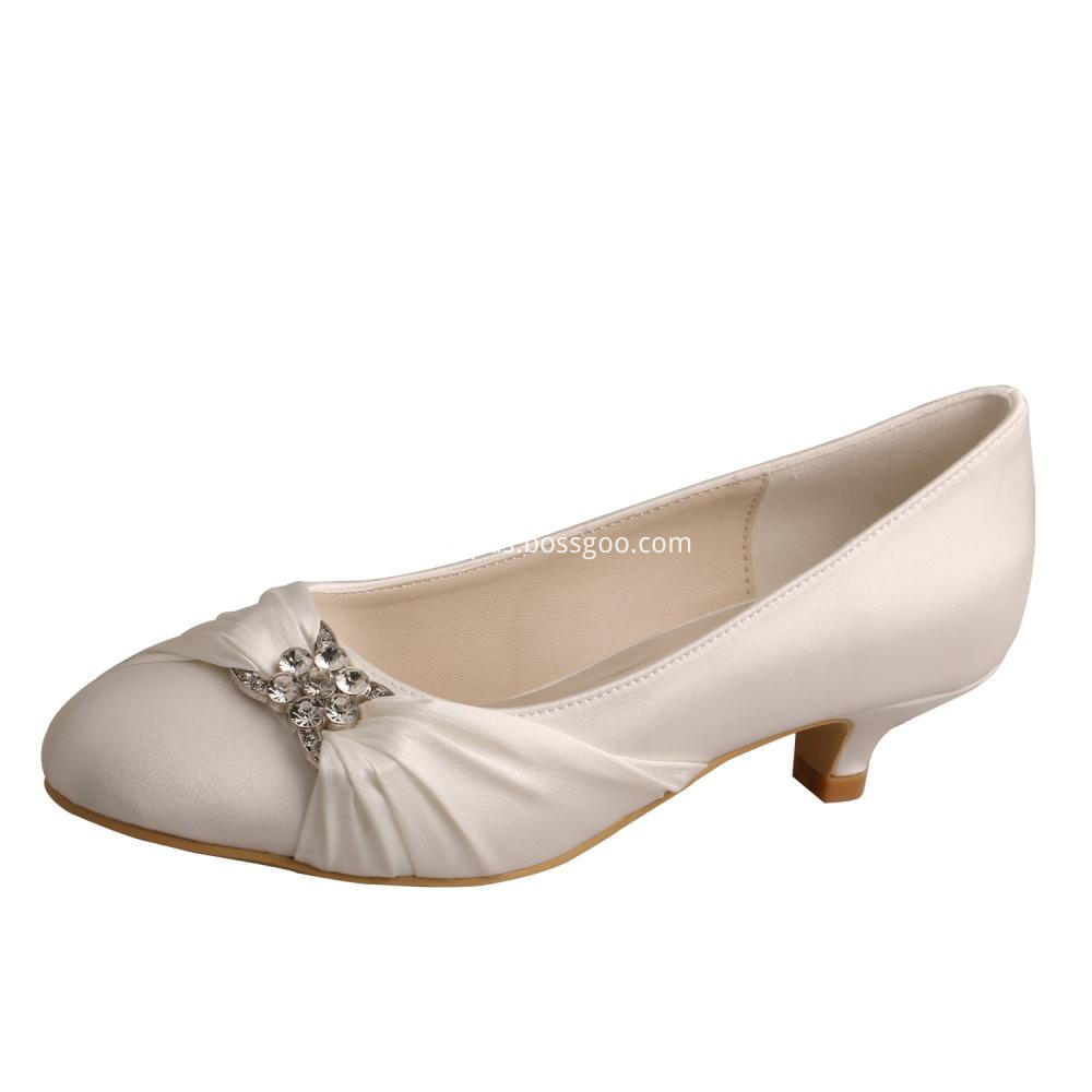 Silver Wedding Heels